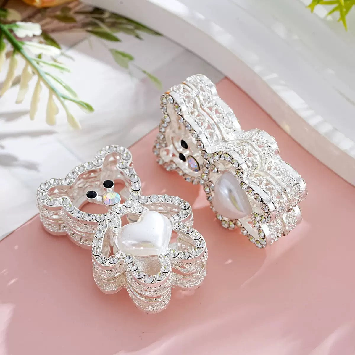 Cute bear shape style DIY metal charms for pens