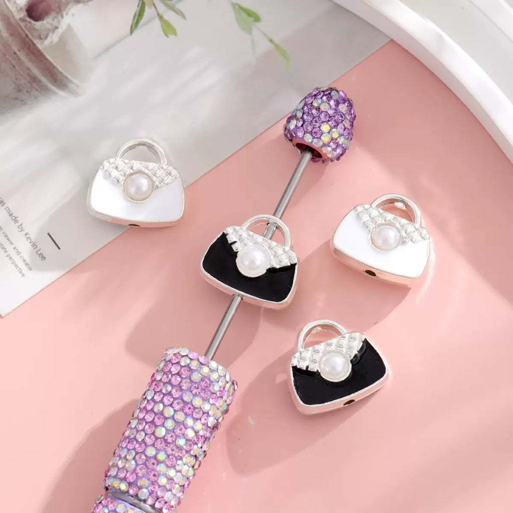 Beautiful and cute metal DIY accessories for pens with 10 pcs